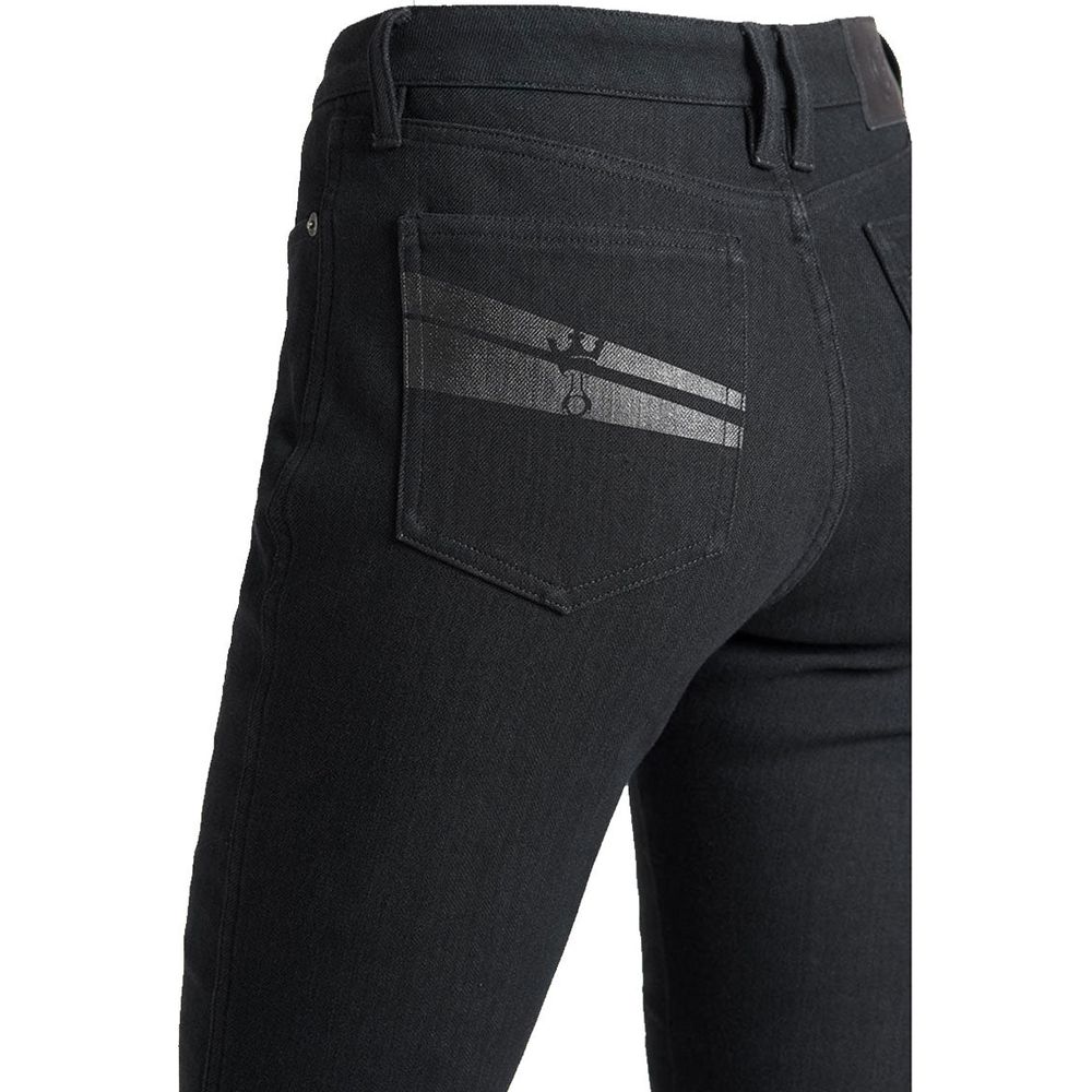 Pando Moto Kissaki Dyn 01 Ladies Denim Jeans Black