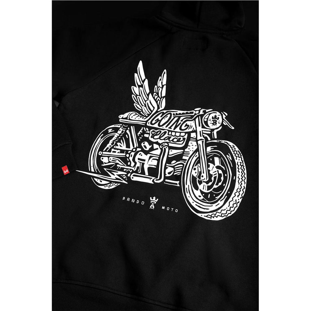 Pando Moto Kyle Wing 01 Hoodie Black