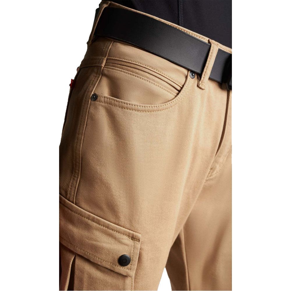 Pando Moto Mila Ladies Cargo Trouser Beige