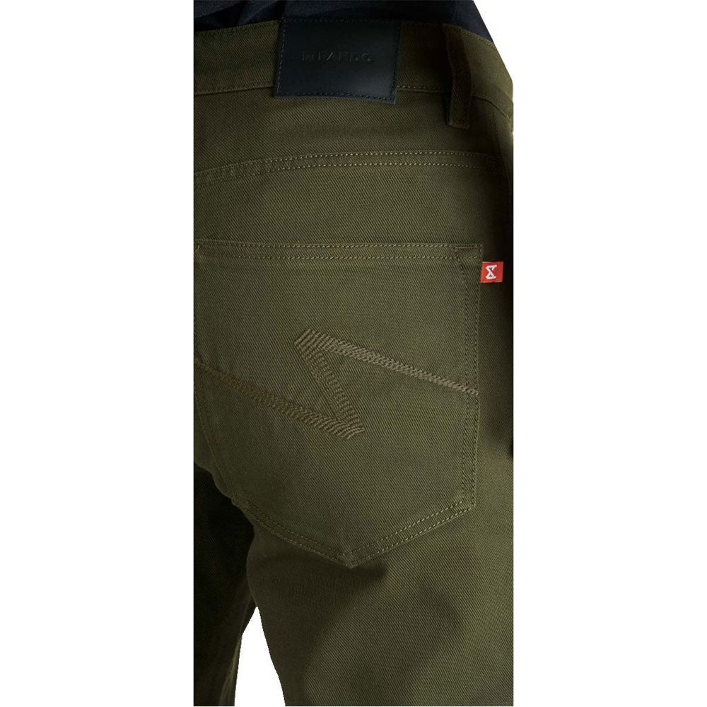 Pando Moto Robby Arm 02 Slim Fit Cargo Jeans Olive