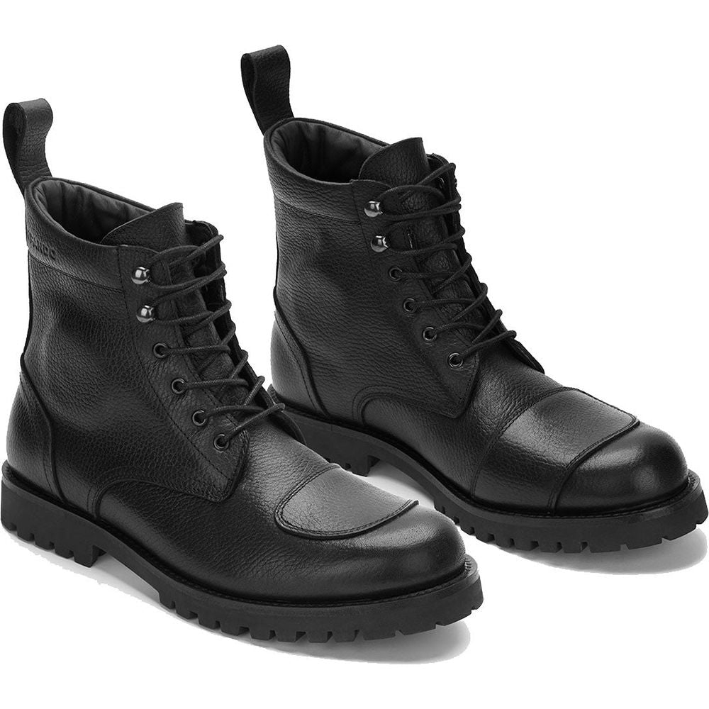 Pando Moto Tabi Short Boots Black