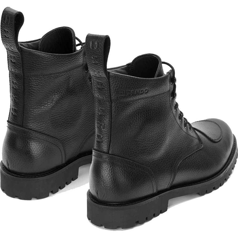 Pando Moto Tabi Short Boots Black