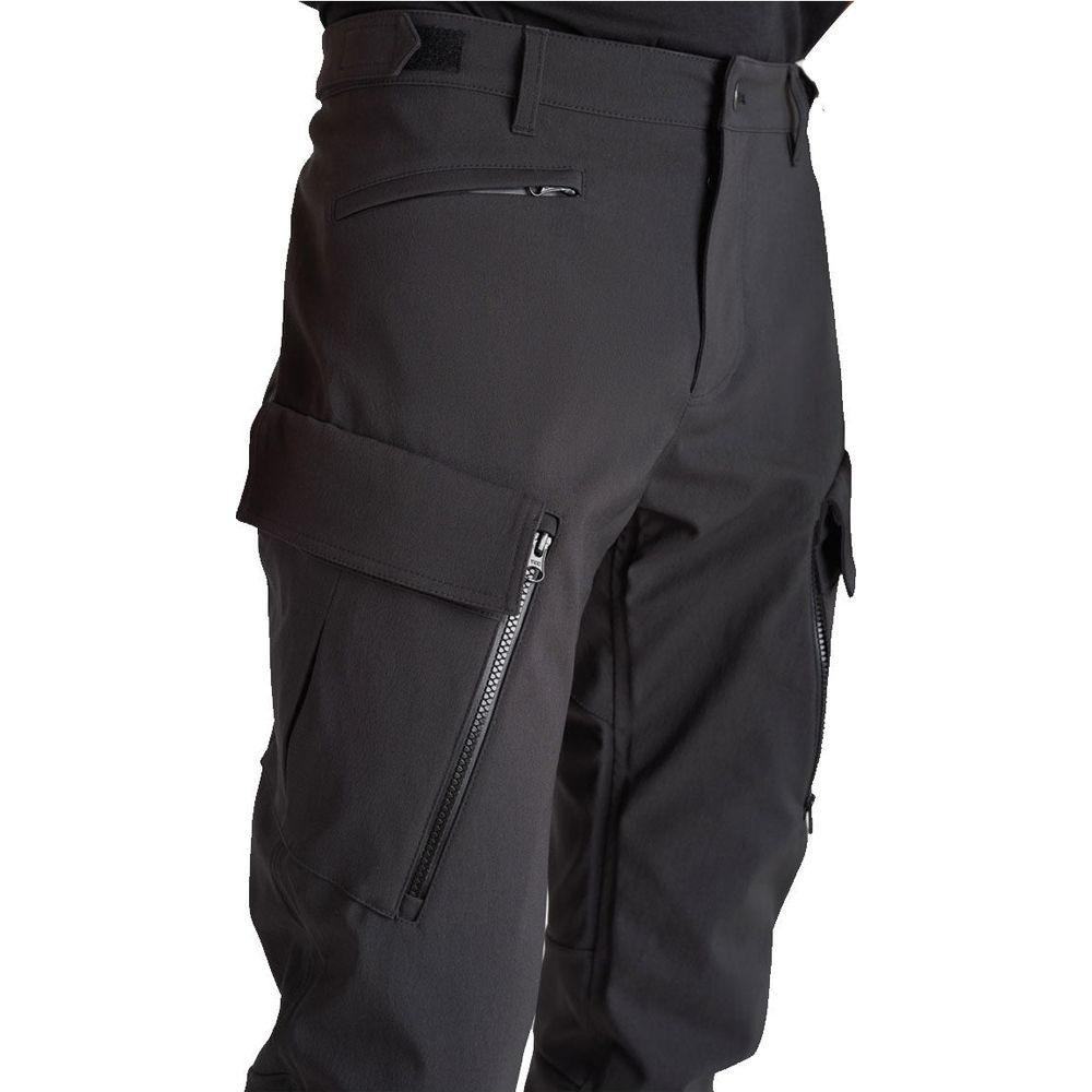 Pando Moto Triton Waterproof Slim Fit Textile Trouser Black