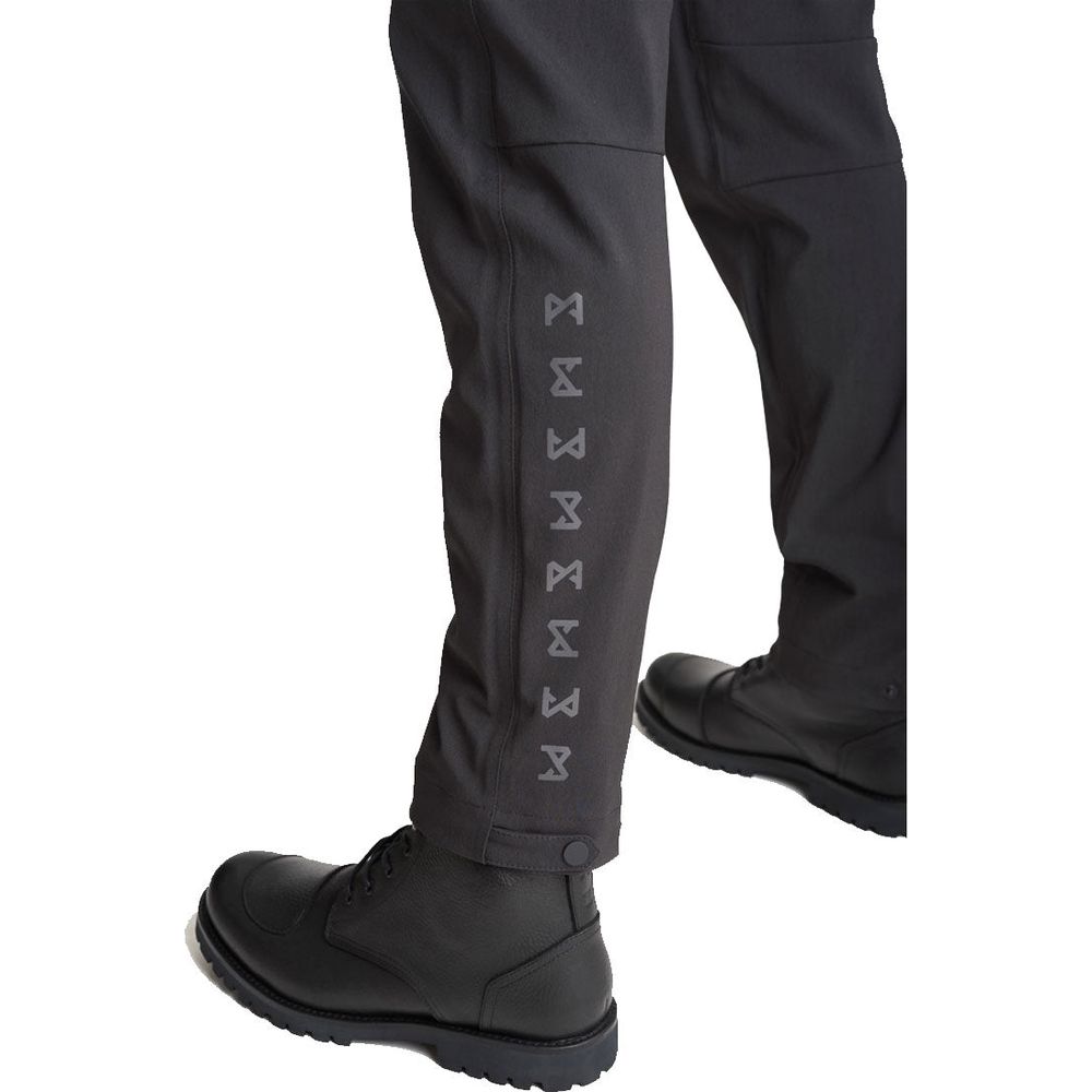 Pando Moto Triton Waterproof Slim Fit Textile Trouser Black