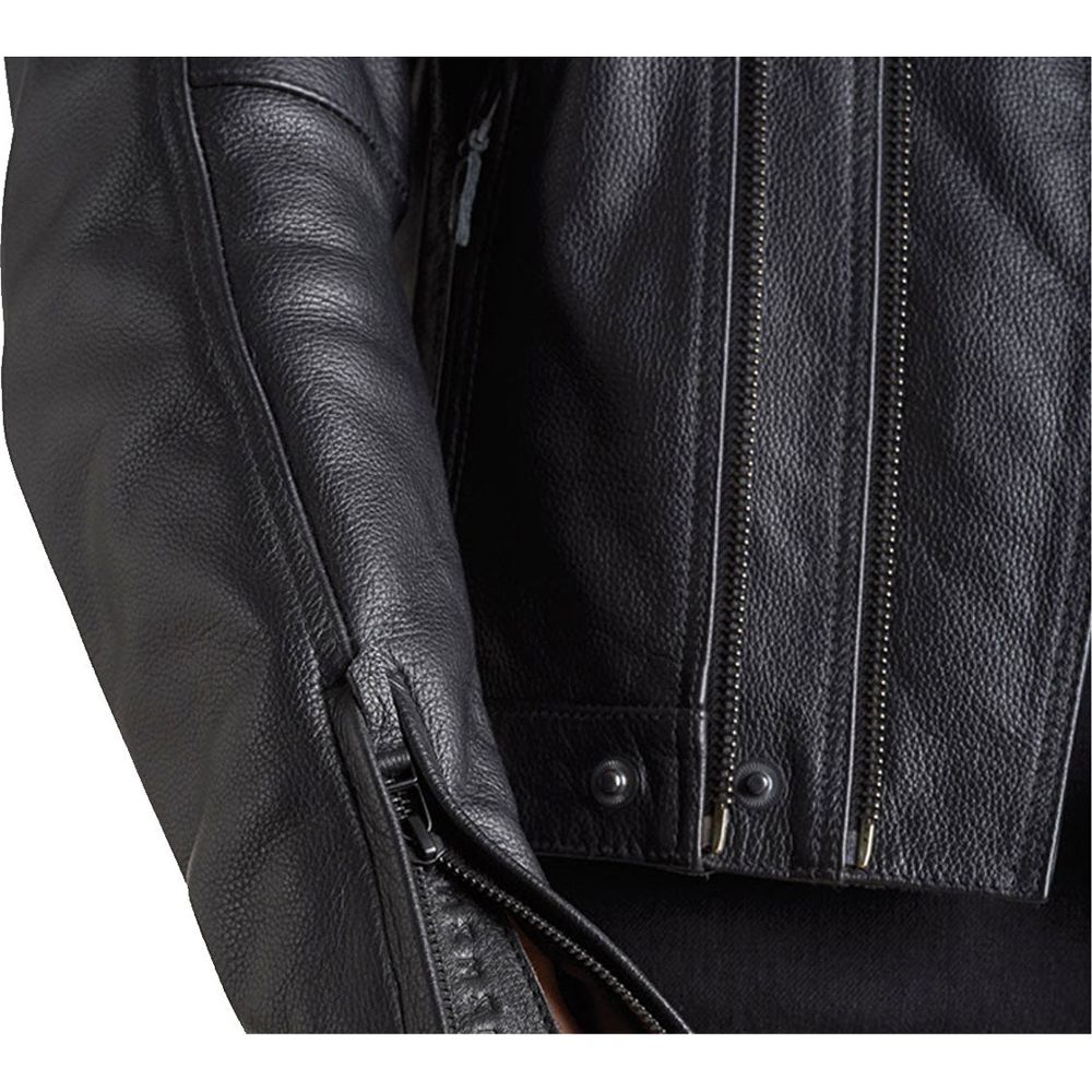 Pando Moto Twin Leather Jacket Black
