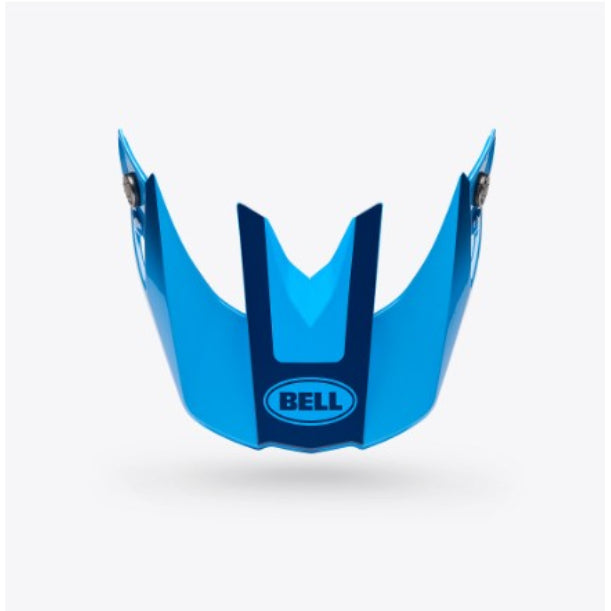 Bell Moto-10 MIPS Peak Fade Blue, replacement motocross helmet peak product view