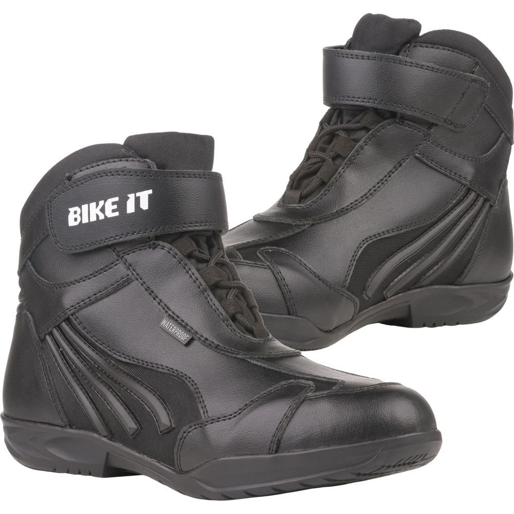 Bike It Perun Low-Cut Waterproof Boots Black