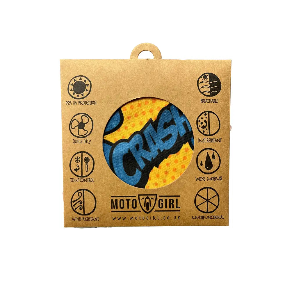 MotoGirl Ladies Neck Tube Pop Art FREE UK Delivery, FREE 365 Day Returns | Moto Central