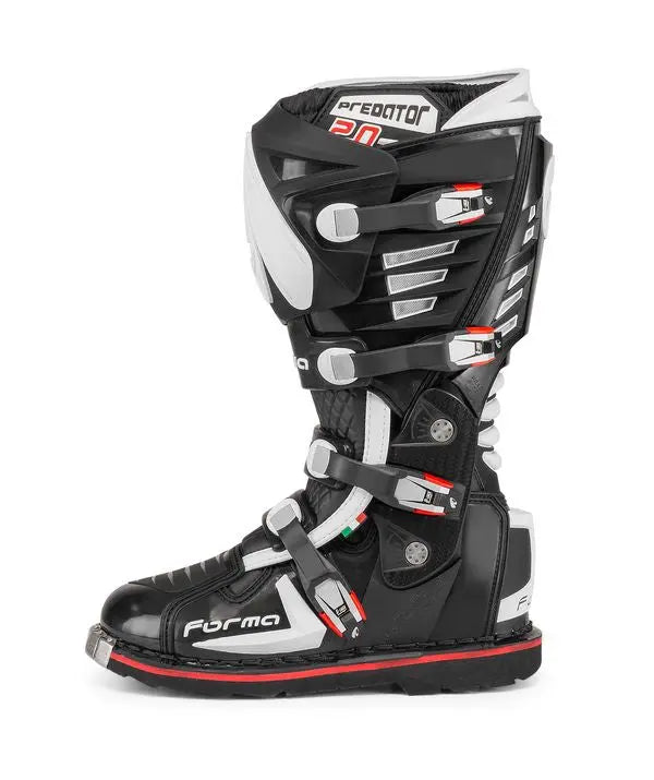 Forma Predator 2.0 Boots Black FREE UK Delivery, FREE 365 Day Returns | Moto Central