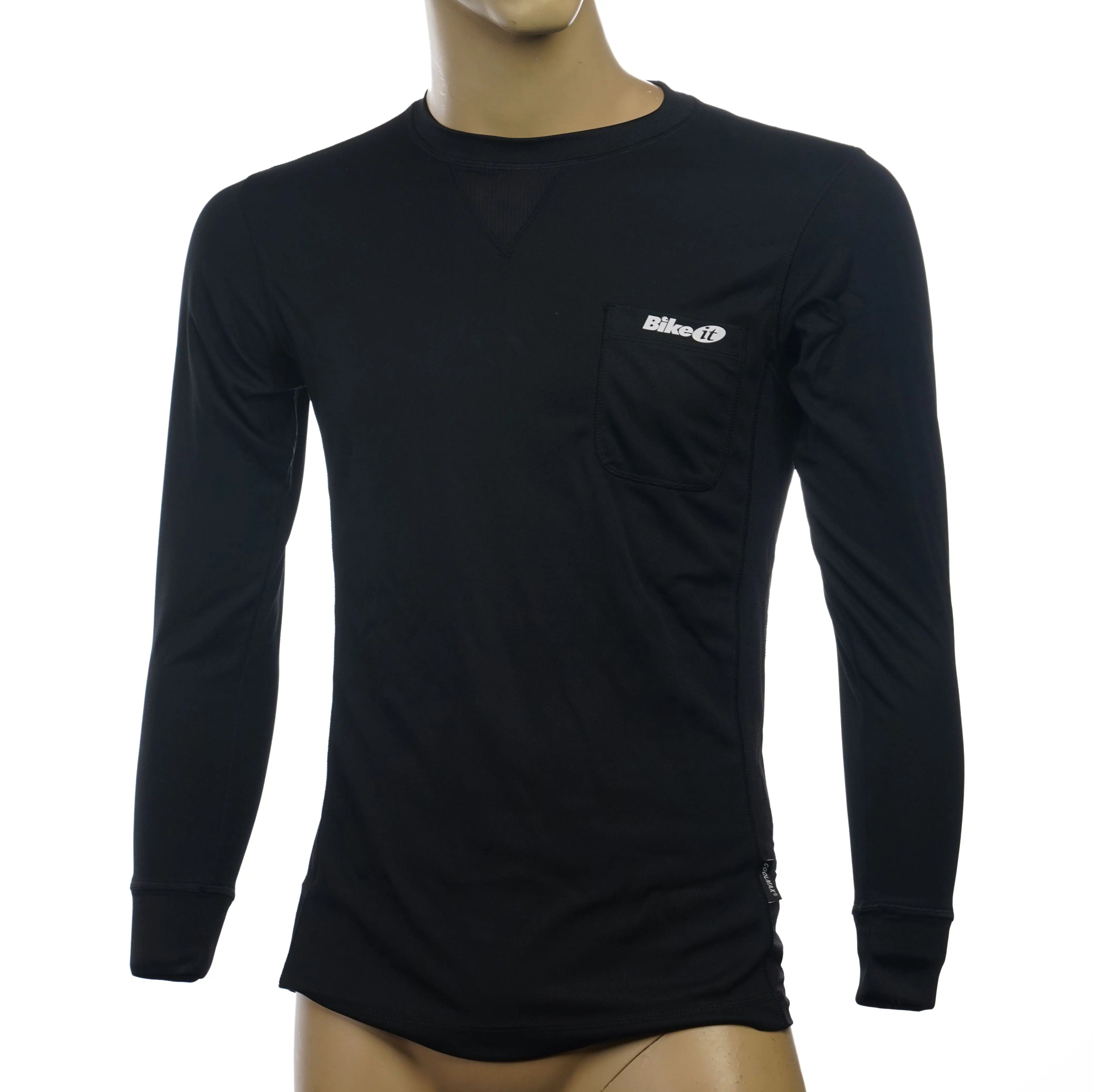 Bike It Coolmax Base Layer Long Sleeves Shirt - FREE UK Shipping, FREE 365 Day Returns | Moto Central
