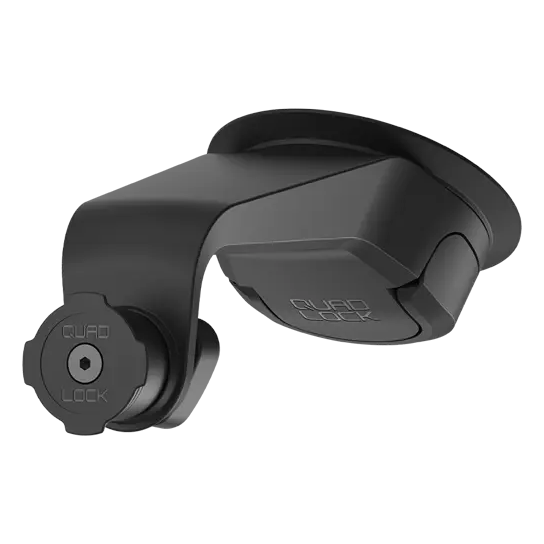 Quad Lock Window / Dash Car Mount - V6 front three-quarter view