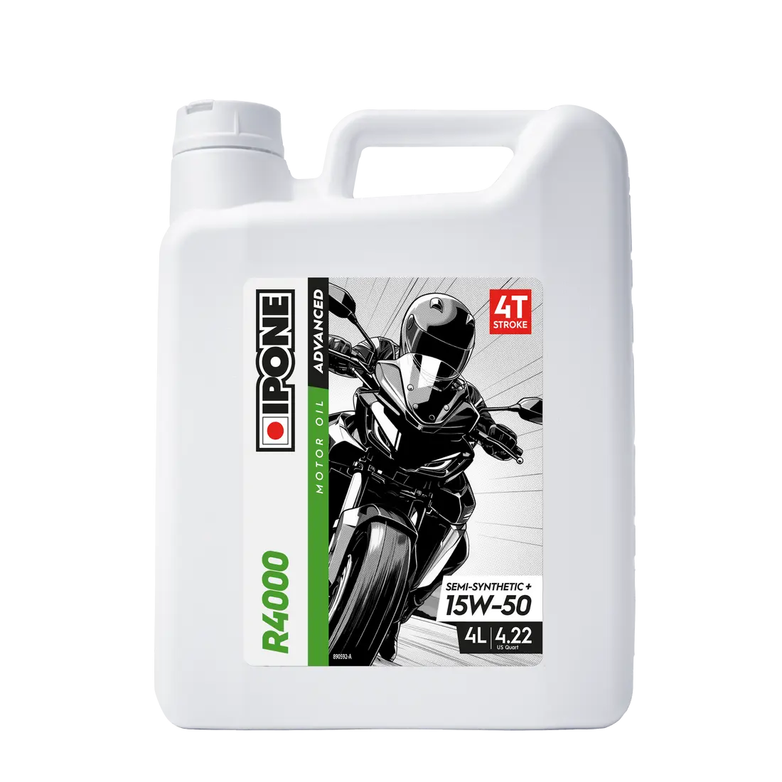 IPONE R4000 15W-50 Engine Oil - 4 Liters FREE UK Delivery, FREE 365 Day Returns | Moto Central