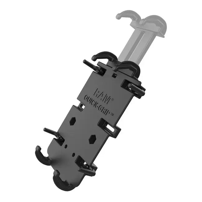 RAM Mounts Quick-Grip Large Phone Holder Without Ball - FREE UK Shipping, FREE 365 Day Returns | Moto Central