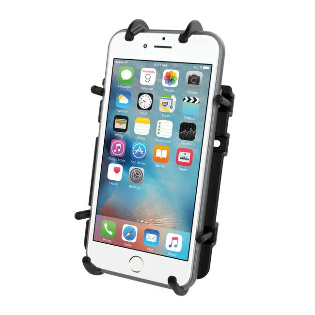 RAM Mounts Quick-Grip Small Phone Holder Without Ball - FREE UK Shipping, FREE 365 Day Returns | Moto Central