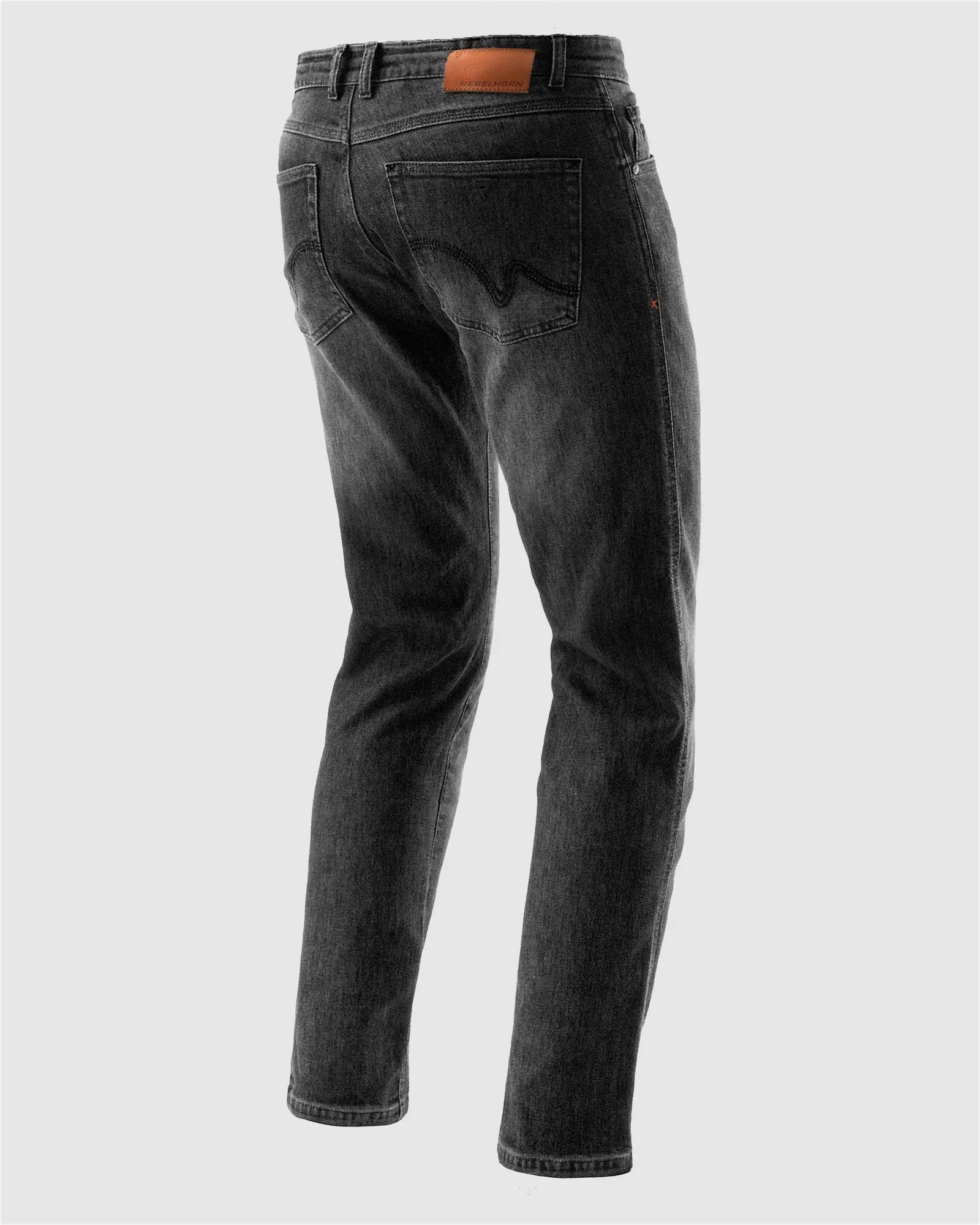 Rebelhorn Bronco Jeans Washed Black FREE UK Delivery, FREE 365 Day Returns | Moto Central