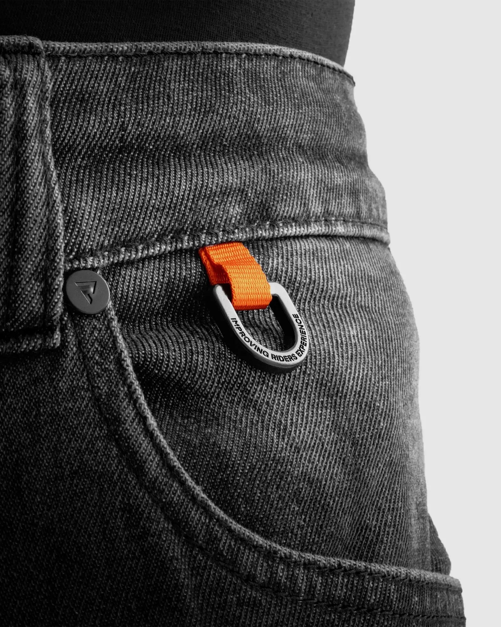 Rebelhorn Bronco Jeans Washed Black FREE UK Delivery, FREE 365 Day Returns | Moto Central