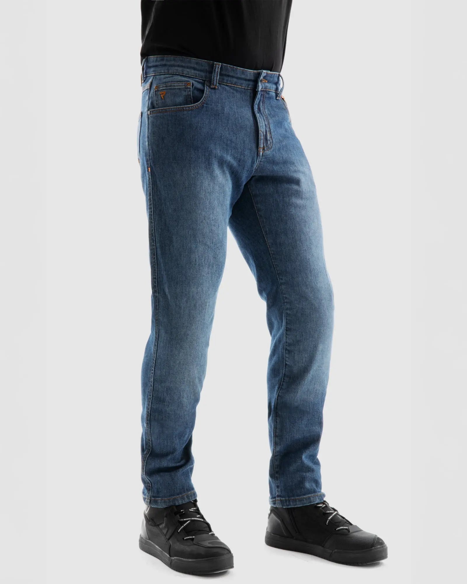 Rebelhorn Bronco Jeans Washed Blue FREE UK Delivery, FREE 365 Day Returns | Moto Central