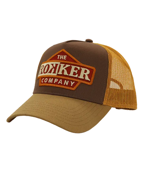 Rokker Ridge Trucker Cap Brown FREE UK Delivery, FREE 365 Day Returns | Moto Central