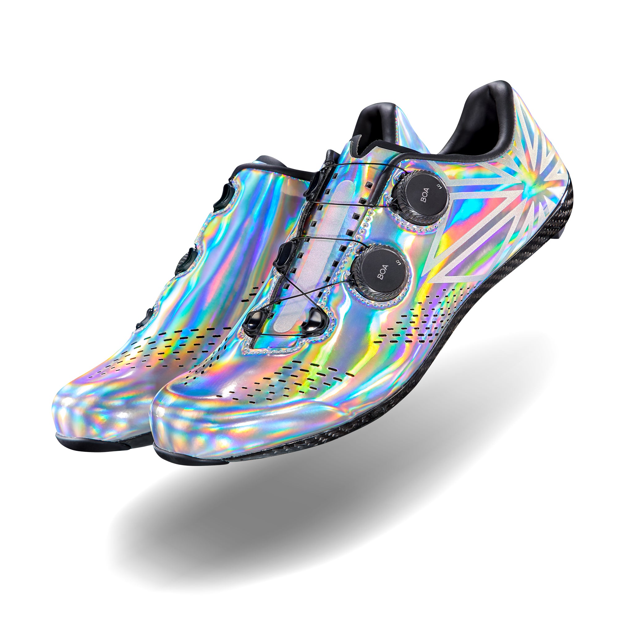 Supacaz Kazze Road Cycling Shoes Hologram - FREE UK Shipping, FREE 365 Day Returns | Moto Central