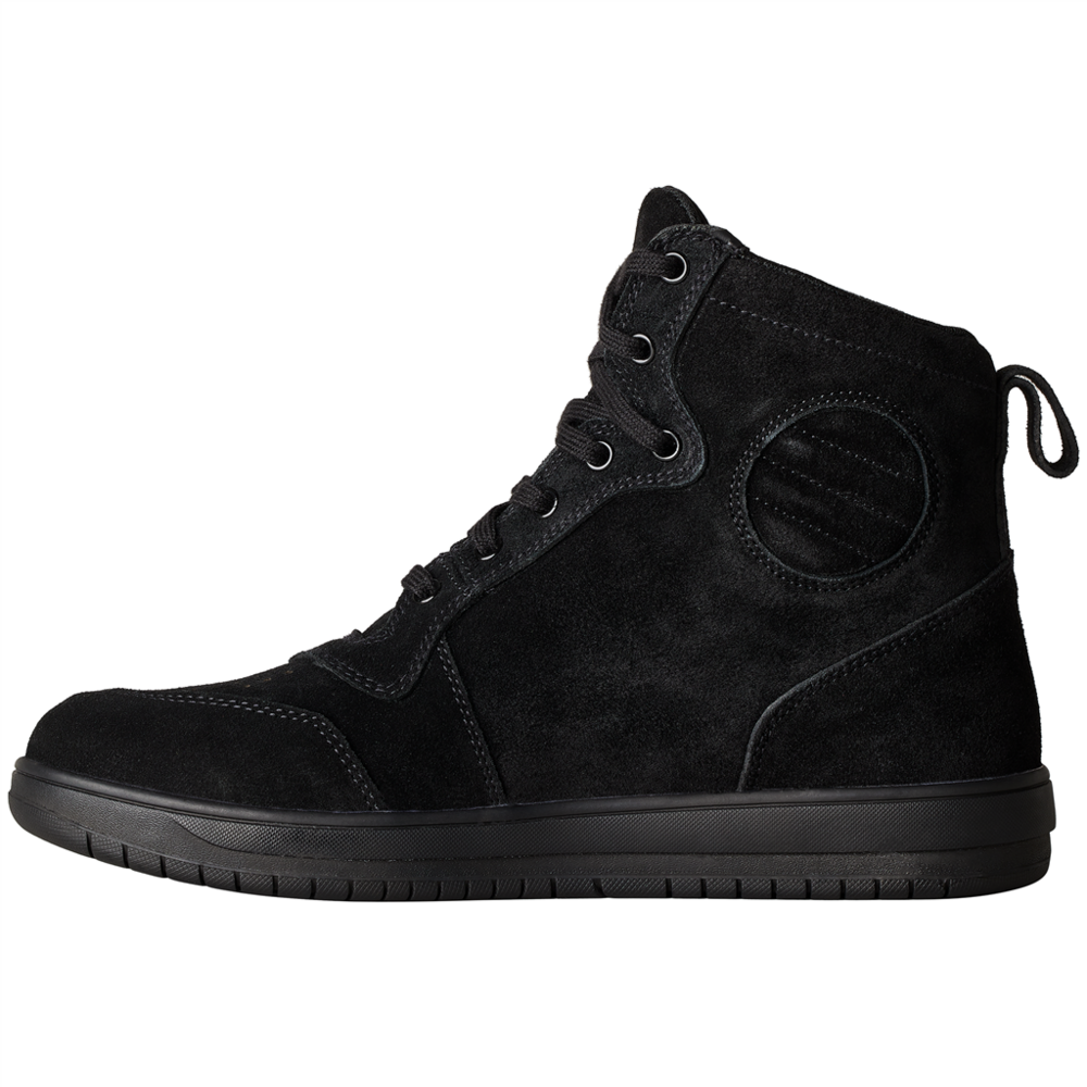 RST HiTop Moto Sneaker CE Boots Black Suede - FREE UK Shipping, FREE 365 Day Returns | Moto Central