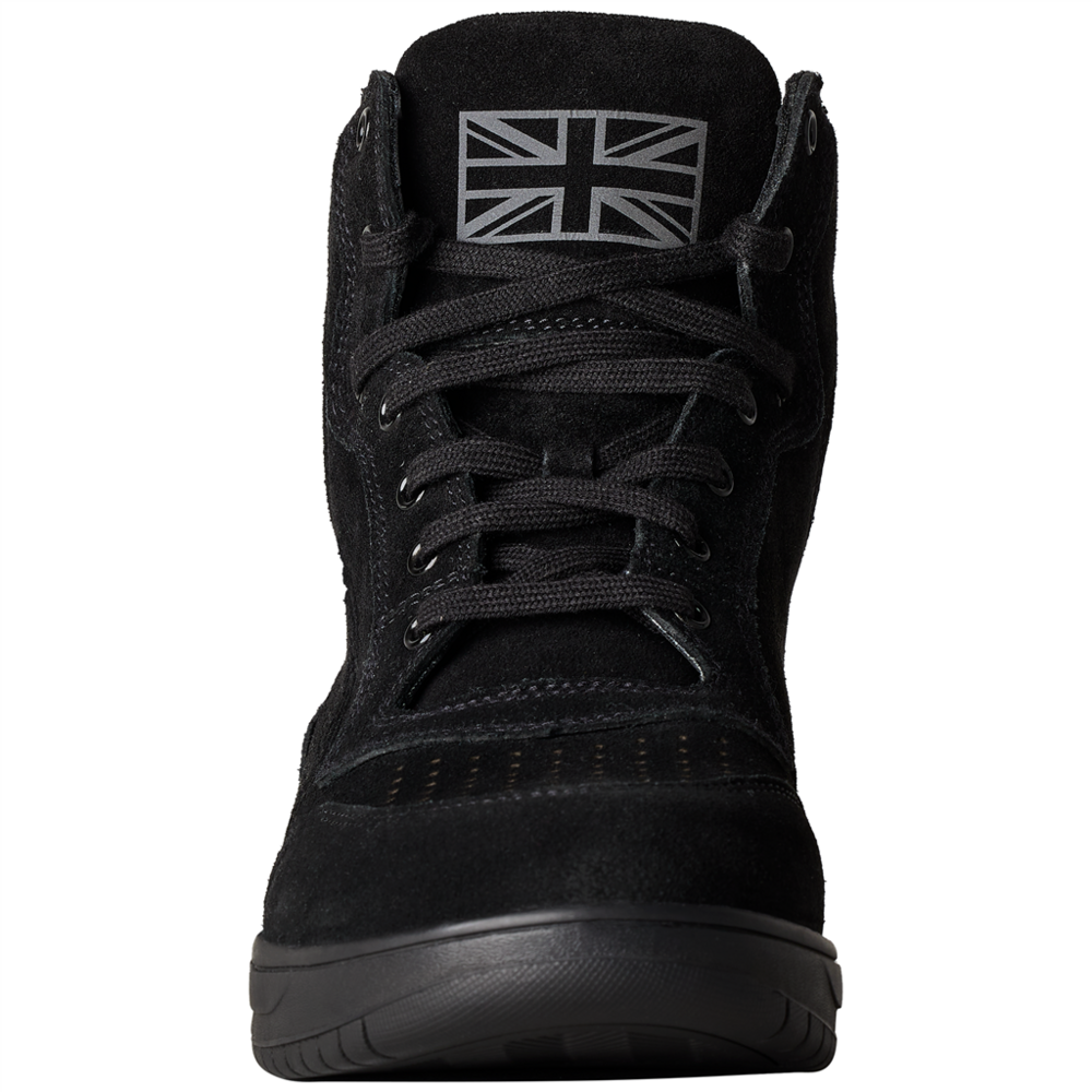 RST HiTop Moto Sneaker CE Boots Black Suede - FREE UK Shipping, FREE 365 Day Returns | Moto Central