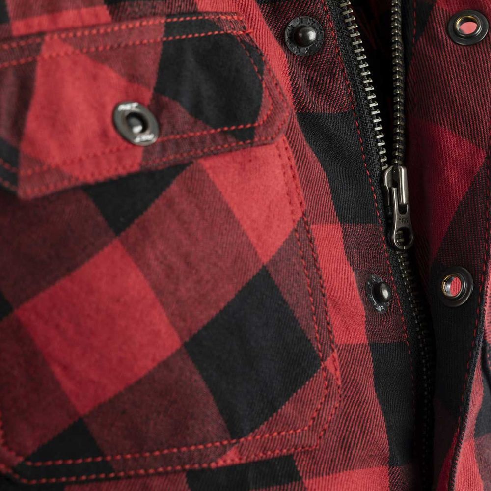 RST Lumberjack CE Textile Shirt Red Check
