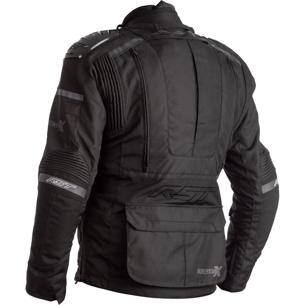 RST Pro Series Adventure-X CE Textile Jacket Black / Black - FREE UK Shipping, FREE 365 Day Returns | Moto Central