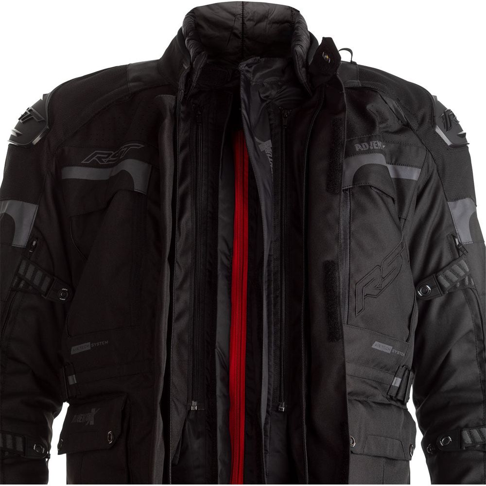 RST Pro Series Adventure-X CE Textile Jacket Black / Black - FREE UK Shipping, FREE 365 Day Returns | Moto Central