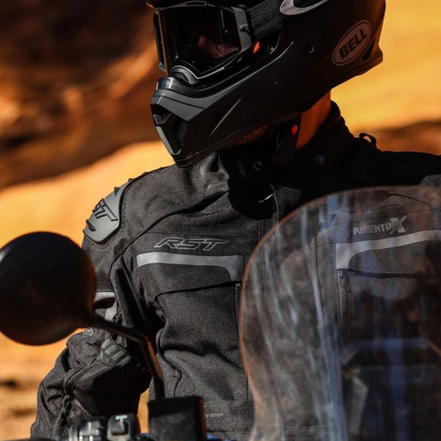 RST Pro Series Adventure-X CE Textile Jacket Black / Black - FREE UK Shipping, FREE 365 Day Returns | Moto Central