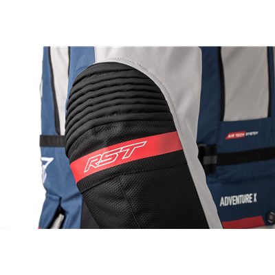 RST Pro Series Adventure-X CE Textile Jacket Silver / Blue / Red