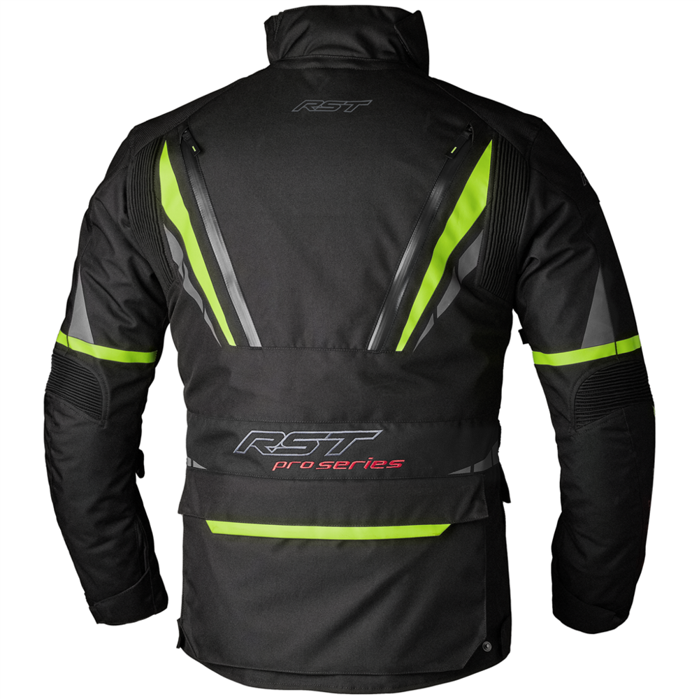 RST Pro Series Paragon 7 CE Textile Jacket Black / Fluo Yellow