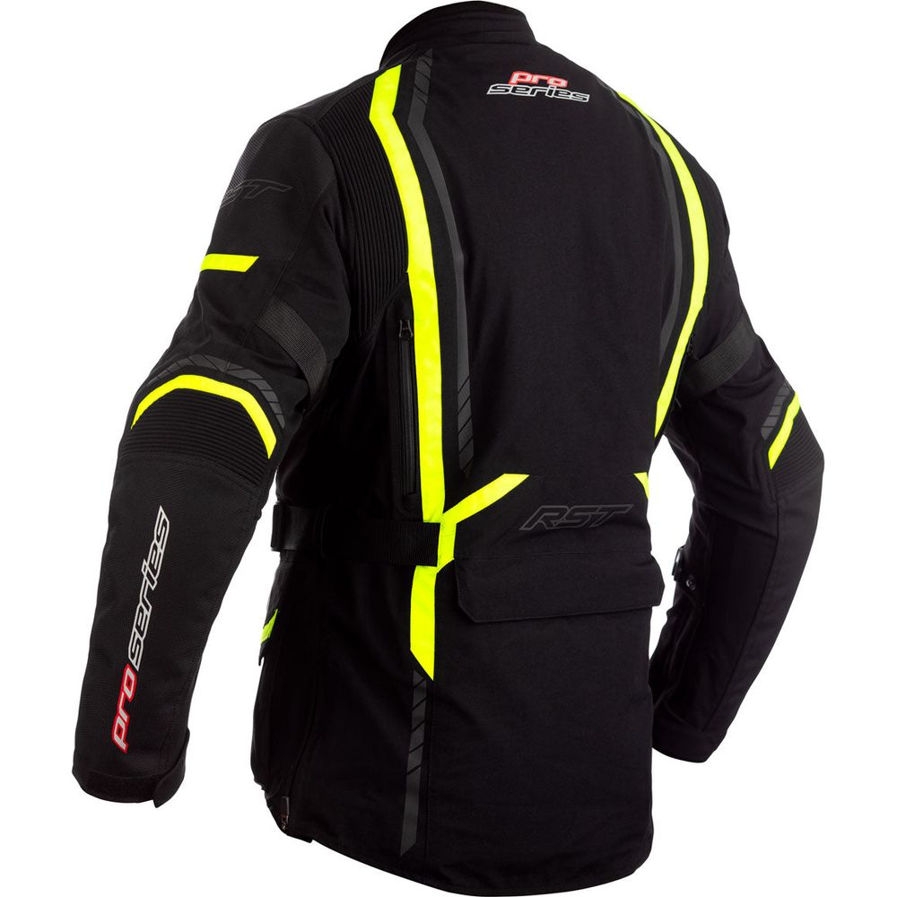 RST Pro Series Pathfinder CE Touring Textile Jacket Black / Fluo Yellow