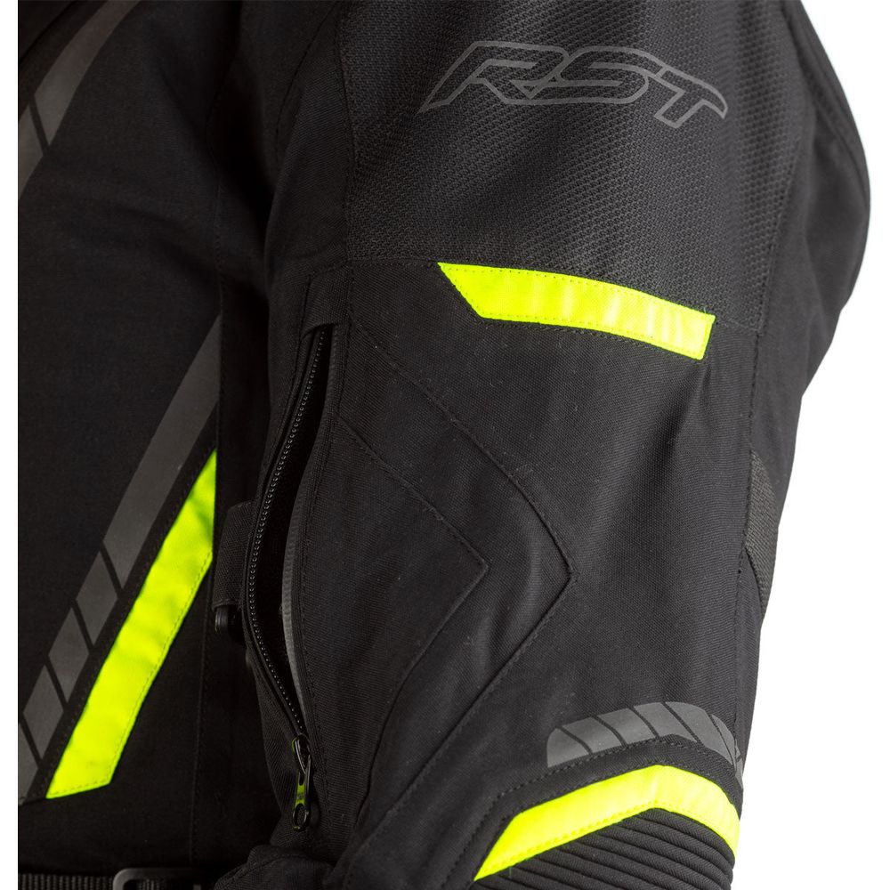RST Pro Series Pathfinder CE Touring Textile Jacket Black / Fluo Yellow