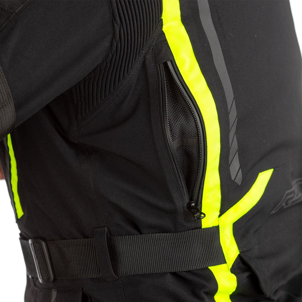 RST Pro Series Pathfinder CE Touring Textile Jacket Black / Fluo Yellow