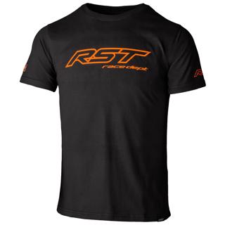 RST Race Dept Logo T-Shirt Black / Fluo Orange
