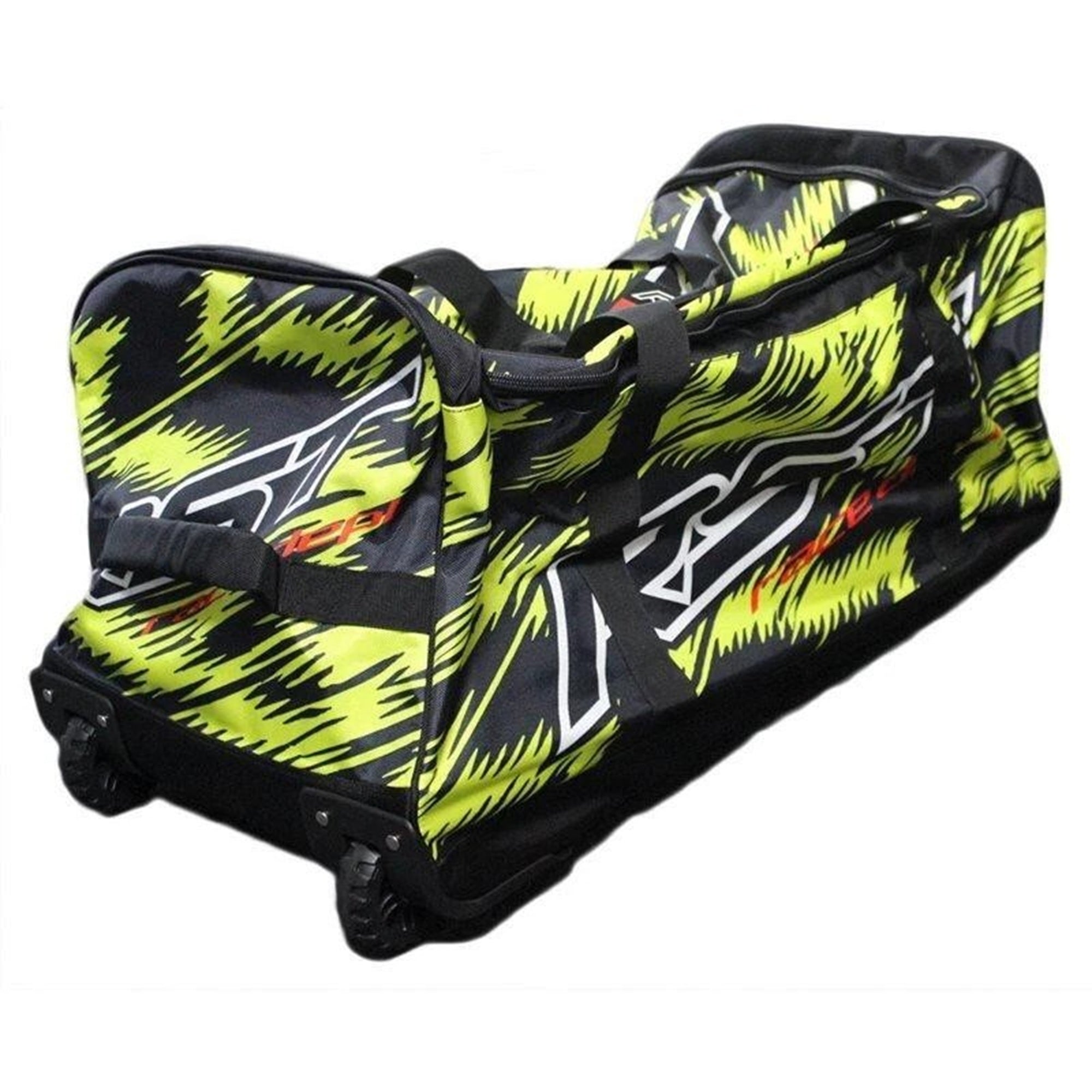RST Race Dept Kit Bag Fluo Yellow Zig Zag
