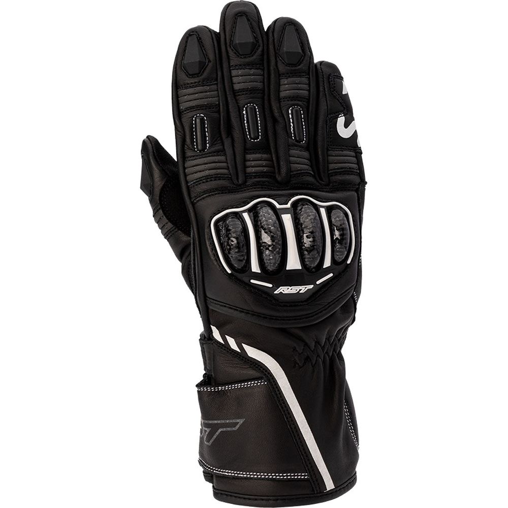 RST S1 CE Ladies Gloves Black / White - FREE UK Shipping, FREE 365 Day Returns | Moto Central