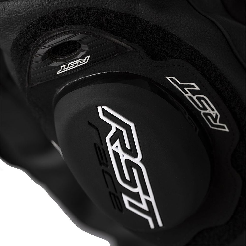 RST S1 CE Leather Trousers Black / Black