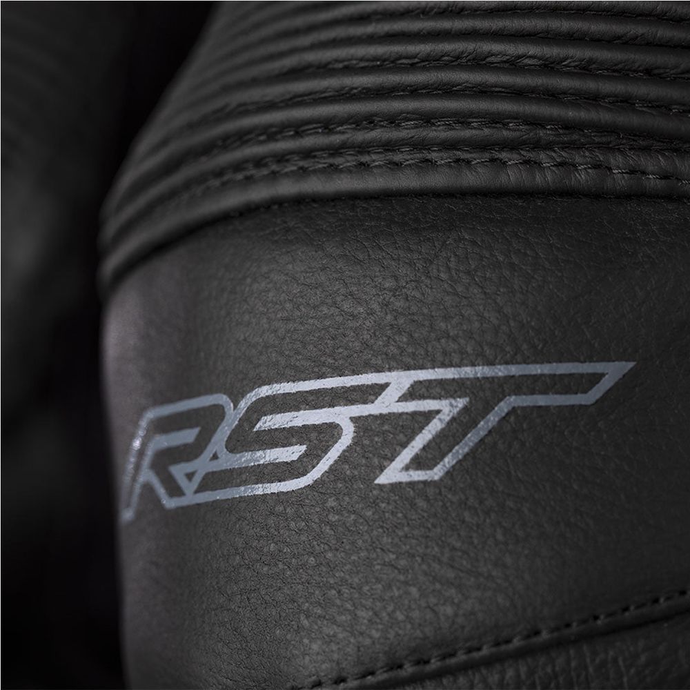 RST S1 CE Leather Trousers Black / Black