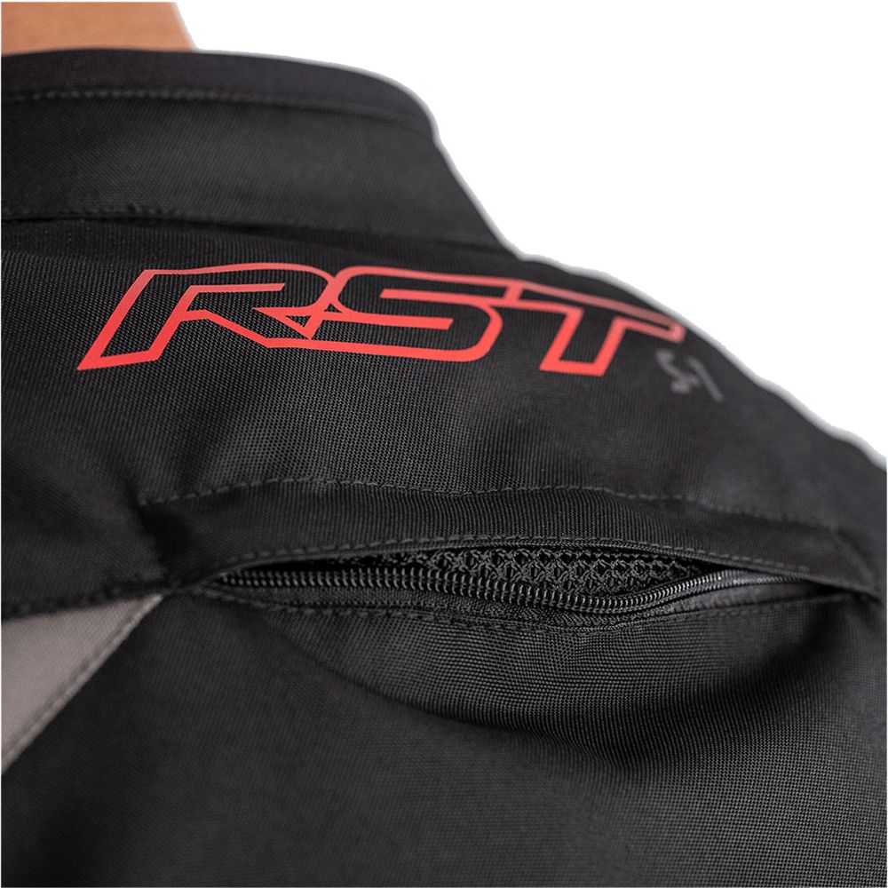 RST S1 CE Textile Jacket Black / Grey / Red - FREE UK Shipping, FREE 365 Day Returns | Moto Central