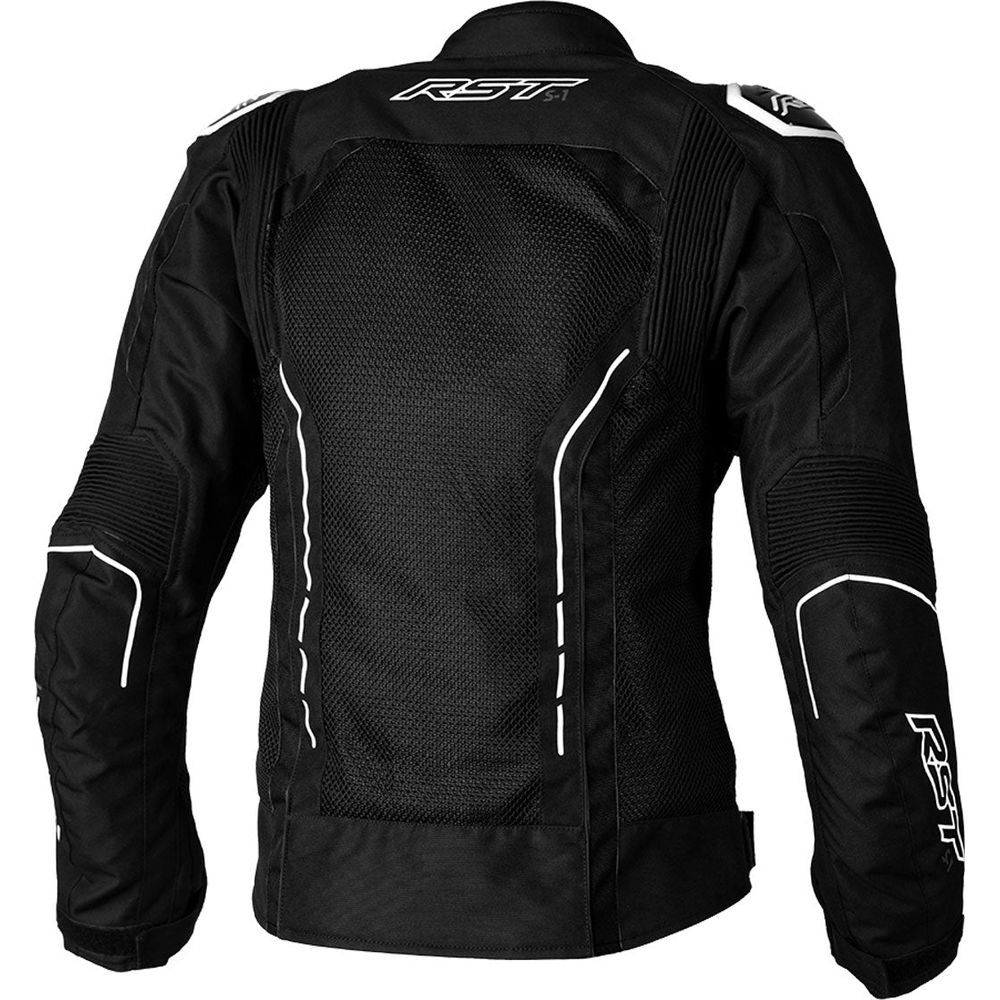 RST S1 Mesh CE Ladies Textile Jacket Black / White