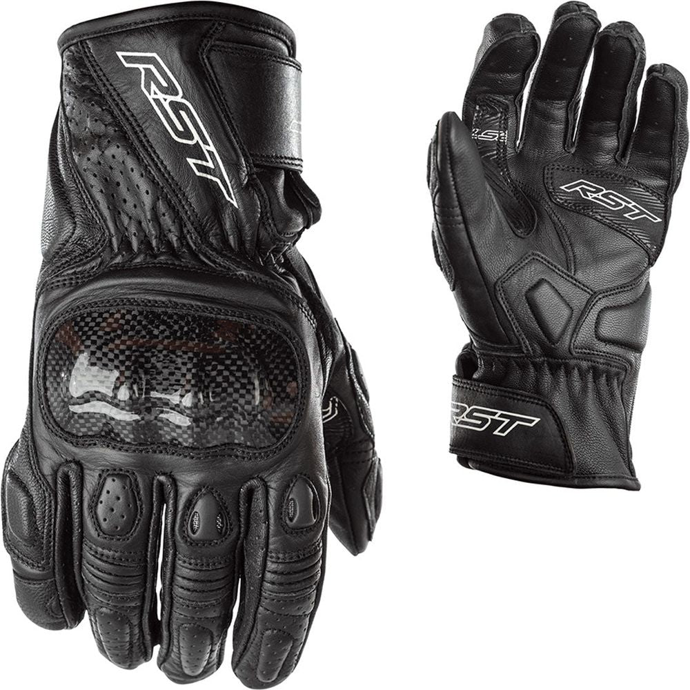 RST Stunt 3 CE Ladies Gloves Black / Black - FREE UK Shipping, FREE 365 Day Returns | Moto Central