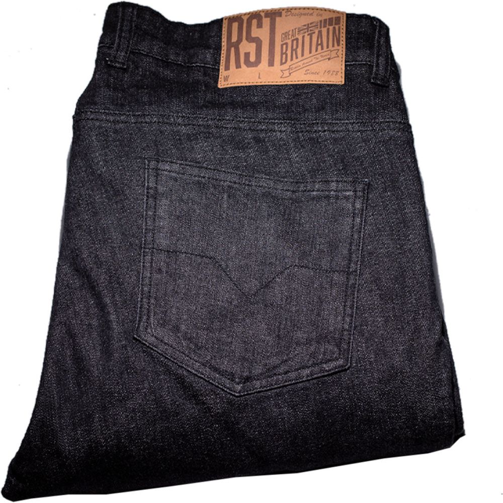 RST Tapered-Fit CE Textile Jeans Black Denim