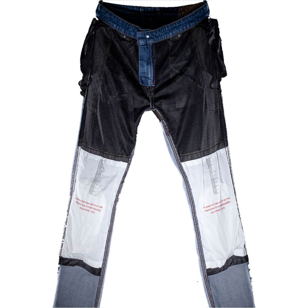 RST Tapered-Fit CE Textile Jeans Mid Blue Denim