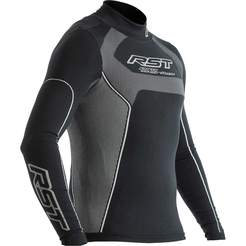 RST Tech X Coolmax Mens Long Sleeves Base Layer Top Black - FREE UK Shipping, FREE 365 Day Returns | Moto Central