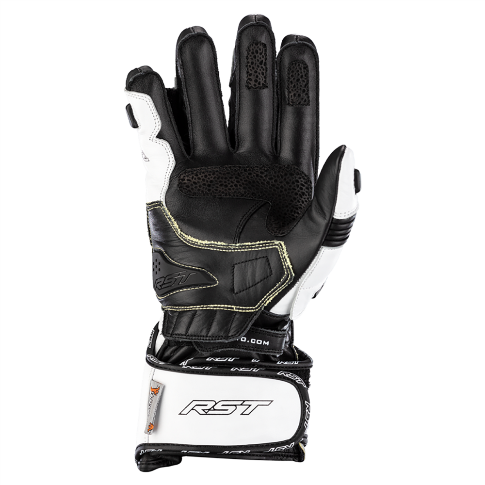 RST Tractech Evo 4 CE Ladies Gloves White / White / Black - FREE UK Shipping, FREE 365 Day Returns | Moto Central