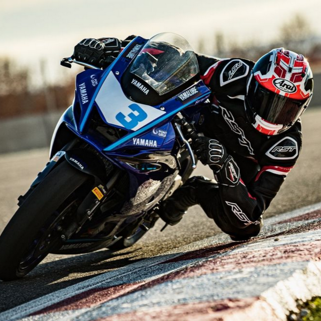 RST Tractech Evo 5 CE Leather Suit Red / Black / White