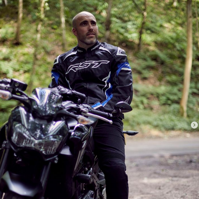 RST Tractech Evo 5 CE Textile Jacket Blue / Black / White