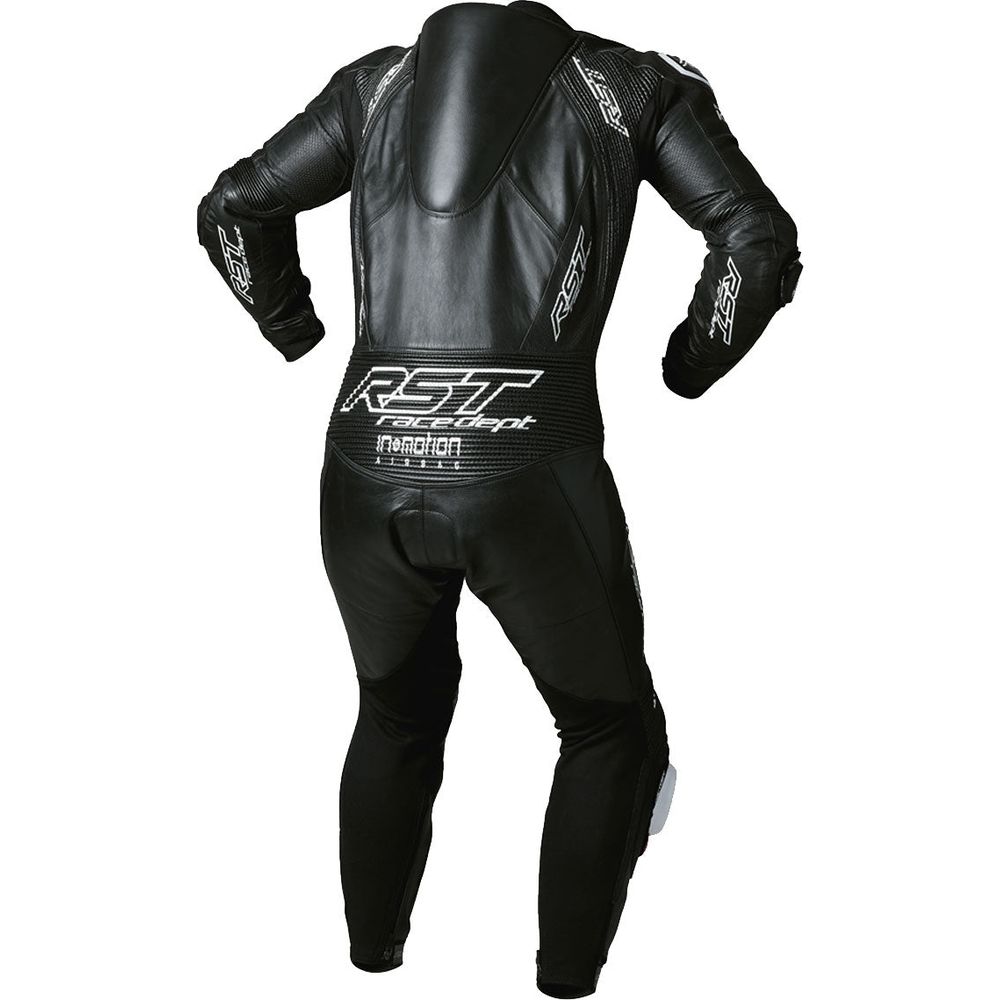 RST V4.1 Evo Kangaroo Airbag One Piece Leather Suit Black / Black