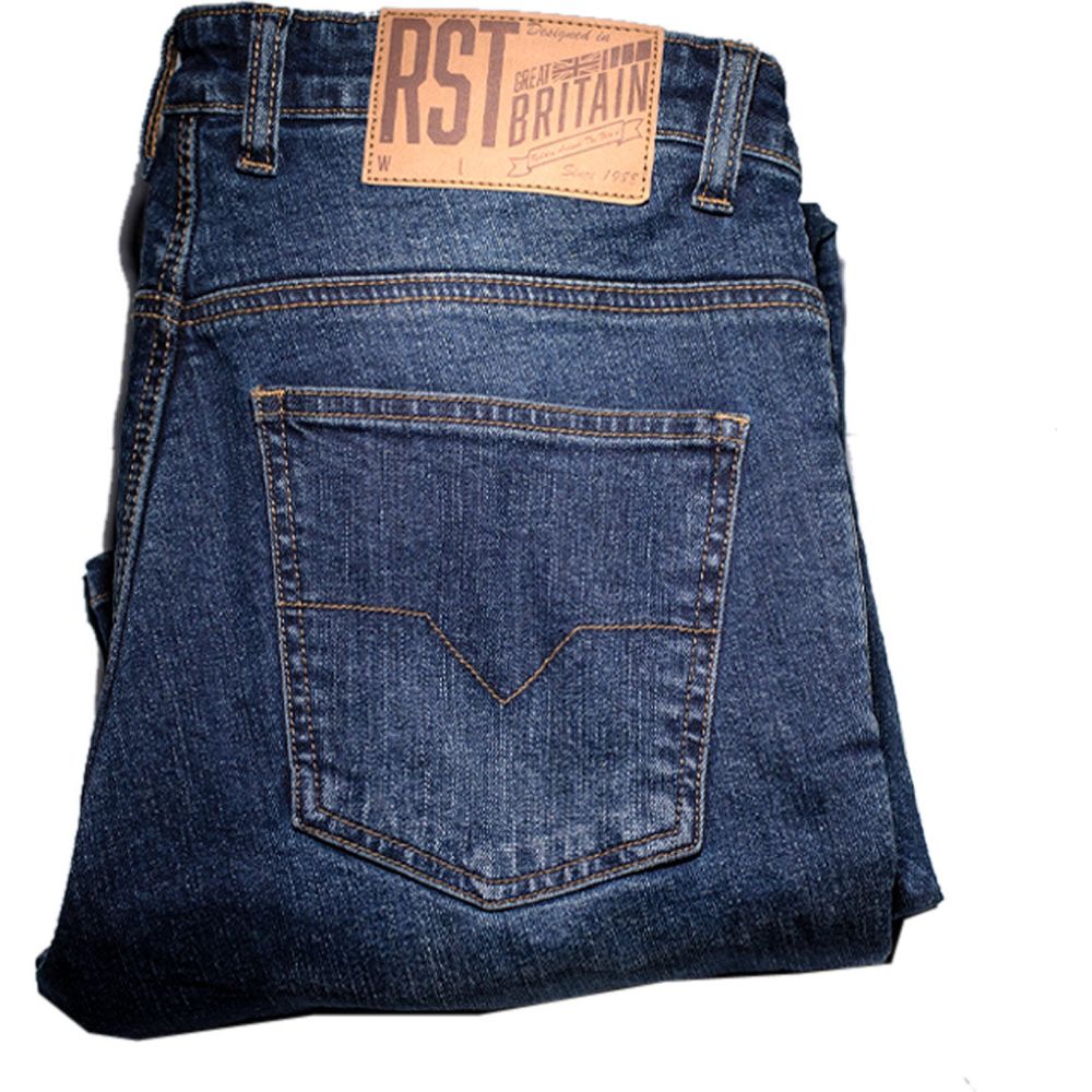 RST X Kevlar Single Layer CE Jeans Industrial Blue
